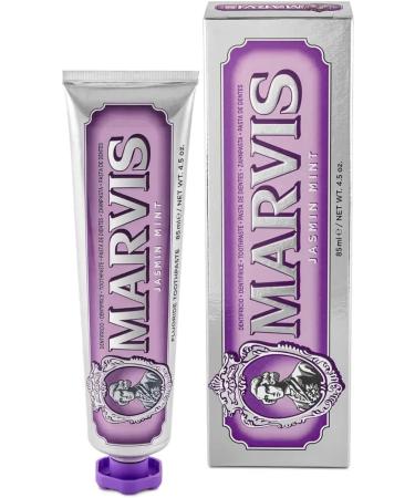Marvis Jasmine Mint Toothpaste 85ml - Aromatic Dental Care Promotes Healthy Gums & Long-Lasting Freshness (2 Pack) - Buy Online on GoSupps.com