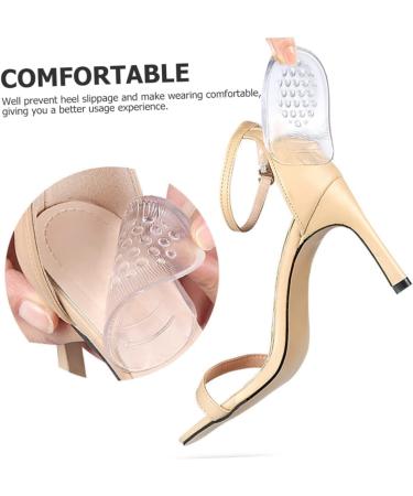 Mobestech 12 Pairs Self-Adhesive Heel Pads - Transparent Gel Insoles for Women s High Heels & Boots - Comfort & Protection for Clear Heels - Buy Online on GoSupps.com