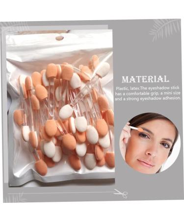 FOMIYES 120pcs Double Ended Eye Shadow Stick Makeup Brush Dual-side Eyeshadow Tool Woman Sponge - Buy Online on GoSupps.com