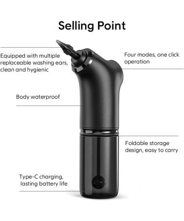 Buy Electric Ear Wax Removal Kit - Rechargeable Cleaner with Water Power & Replacement Tips | 1 Pc Ear Wax Removal Tool - Buy Online on GoSupps.com