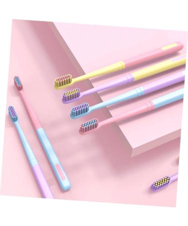 Gatuida 8pcs Japanese Style Macaron Toothbrush Set | Portable Oral Hygiene & Dental Care Tools - Buy Online on GoSupps.com