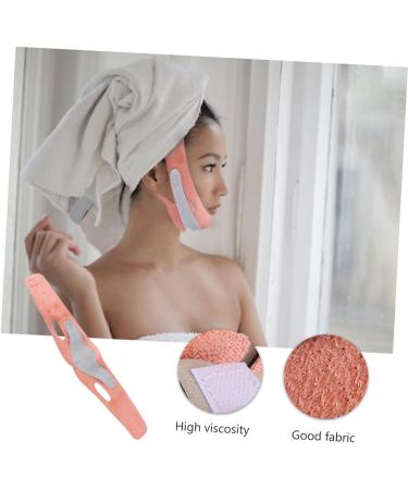 minkissy 1pc Thin Face Belt Face Lifting Belt V Line Face Shaper Anti Wrinkle Band Belt v Line Face Shaper Belt Chin Cheek Slim Face Tape Neck Cr Strap Woman 60X10.5X1cm Orange - Buy Online on GoSupps.com