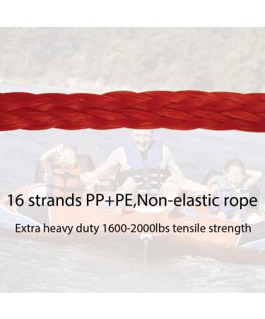 Cyberoctopus Boat Tow Harness with Stainless Steel Hook and Pulley - 12ft | For 1-3 Riders - Buy Online on GoSupps.com