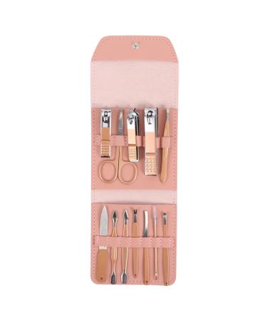 Healeved 1 Set Nail Clipper Set Stainless Steel Nail Man Suits for Men Grooming Kit for Men Mens Nail Clippers Manicure Tool Nail Nippers Professional Manicure Kit Rose Gold Nursing Kit
