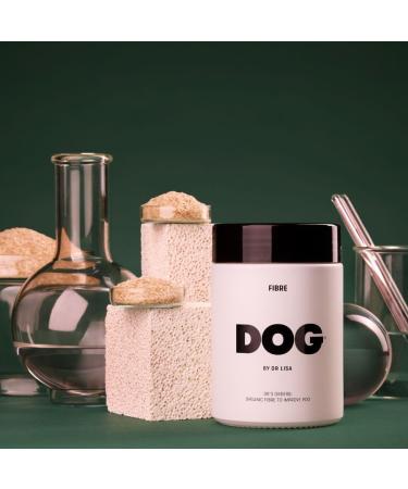 DOG by Dr Lisa - Fibre - Daily Fiber Supplement for Dogs - Supports Bowel Health and Stools - Made with Prebiotics, Postbiotics & Paraprobiotics - Vet-Created - Size 100g / 3.53oz - Buy Online on GoSupps.com