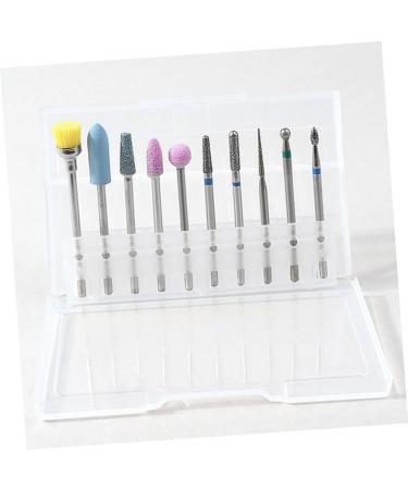 Beavorty nail drill kit ceramic nail drill bit diamond nail drill bit manicure drill bits diamond cuticle nail bits nails drill bits nail painting kit nail drill tool alloy grinding head medium Picture 1 - Buy Online on GoSupps.com