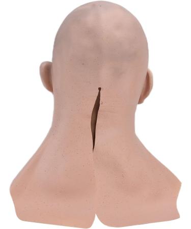 Bald Head Man Environmental Old Man Mask Halloween Mask Protection Costume Soft for Haunted Houses for Adults for Teenager for Halloween for Easter - Buy Online on GoSupps.com