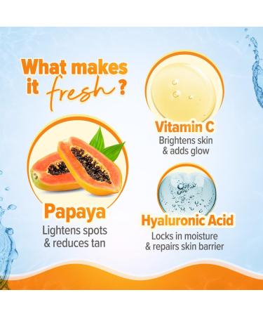 Aqualogica Glow+ Infused Water Sunscreen with SPF 50 & Pa++++ | with Papaya & Vitamin C | Ultralight Water-Infused Formula | Gives Glowing Hydrated Skin | 1.69 Fl Oz/ 50 ml - Buy Online on GoSupps.com