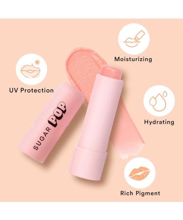 Nourishing Peach Tinted Lip Balm - Intense Hydration & UV Protection for Dry Chapped Lips | 4.5g Castor Oil Enriched Moisturizer - International Shipping Available - Buy Online on GoSupps.com
