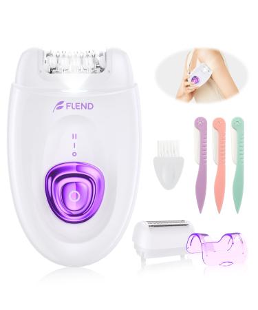 Electrical epilator for women 2 in 1 epilator with LED light for armpits legs arms epilators for legs epilator for the face electric shaver and epilator