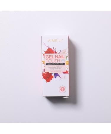 AIMEILI Soak Off UV LED Temperature Colour Changing Chameleon Gel Nail Polish - Hot Pink to Glitter White (TC04) 10ml - Buy Online on GoSupps.com