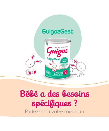 GUIGOZ Pelargon 2 Baby Milk Powder for Ages 6 to 12 Months - Box of 780 g - Buy Online on GoSupps.com