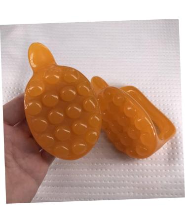 Beavorty 3 STK Turtle Bush Massage Tools - Natural Resin Guasha for Face Lifting & Beauty | Trigger Point Massage | Orange 11x6.5cm - Shop Now! - Buy Online on GoSupps.com