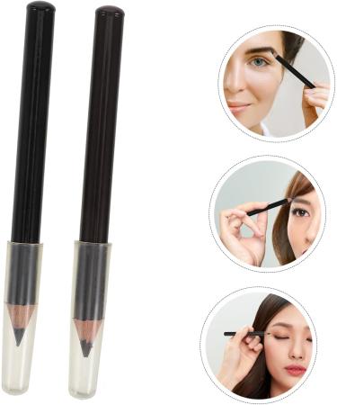 IWOWHERO 4pcs Wooden Eyebrow Pencil Eye Brow Pencils for Women Brown Eye Brow Makeup Pencil Eye Brows Pencil - Buy Online on GoSupps.com