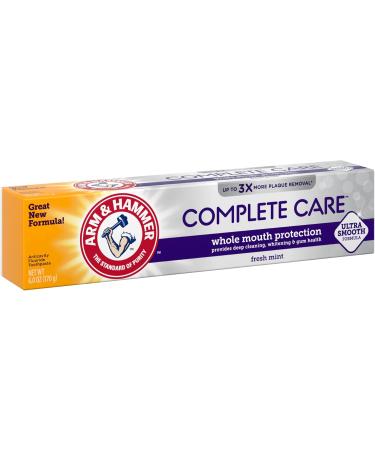 Arm & Hammer Complete Care Toothpaste Fresh Mint | Whole Mouth Protection | 6.0oz | Pack of 2 - Buy Online on GoSupps.com