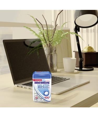 Mentos Sugar-Free Chewing Gum - 8 x 106g Peppermint Dragees 100 Pieces for a Bright Smile - International Shipping Available - Buy Online on GoSupps.com