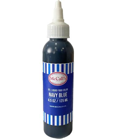 McCall's Liquid Gel Food Colour 4.5 oz Navy Blue - Made in Canada - Buy Online on GoSupps.com