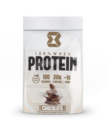 Motiv-8 Whey Protein 100% Whey Protein Blend 100 Calories 20g of Protein Low Carb Enhances Recovery Increases Protein Synthesis High Protein Snack Non GMO (15 Servings Chocolate)