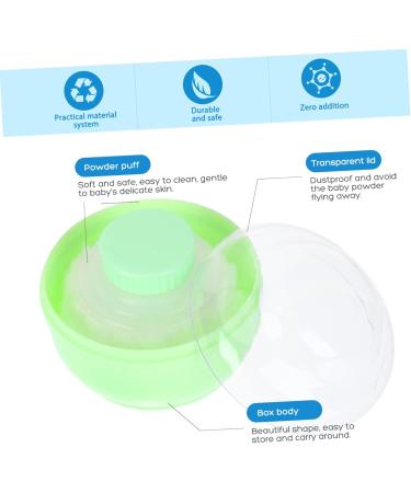  POPETPOP POPETPOP 2 Boxes Powder Puff Box Makeup Containers Body Powder Case Body Powder Applicator Powder Puff Make Up Compact Dusting - Buy Online on GoSupps.com