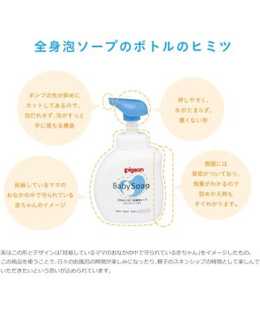 Pigeon Systemic Foam Soap Bottle 500ml - Suitable for Babies (0+ months) - Buy Online on GoSupps.com