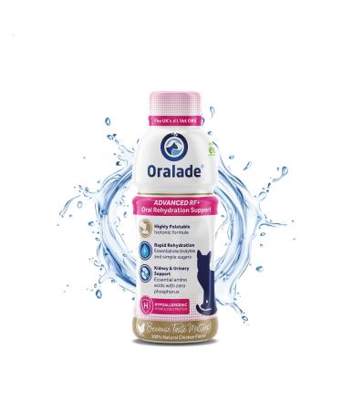 Oralade - Advanced RF+ Oral Rehydration Support for Cats - Fast Acting Isotonic Formula - Kidney and Urinary Support - Natural Chicken Flavour - Highly Palatable - For all Ages - 330ml - Buy Online on GoSupps.com