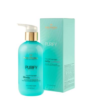 Pure Mineral - Nourishing Body Lotion with Argan Oil - Hydration and Revitalization - All Skin Types - Free from Silicones, Sulfates, Parabens - 250 ml