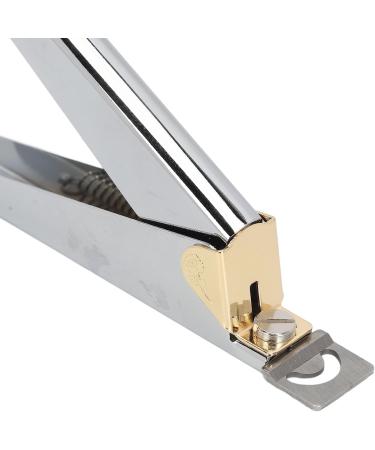 False Nail Clipper Comfortable Handle Easy Operation Good Workmanship Fake Nail Trimmer Lightweight U Shape for Home and Salon Use (Silver) - Buy Online on GoSupps.com