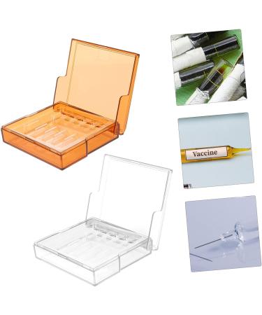 ULTECHNOVO 2pcs Light-Proof Injection Box Syringe Case Holder - Assorted Color Plastic Storage Box for Clinic & Vehicle - 7.2X7.2X1.5cm - Buy Online on GoSupps.com