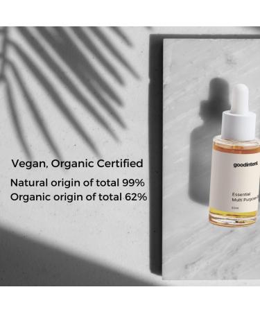 Good Intent Essential Multi Purpose Oil (30 ml) - Deeply Hydrates Dry Skin Cosmos Organic Certified - Buy Online on GoSupps.com