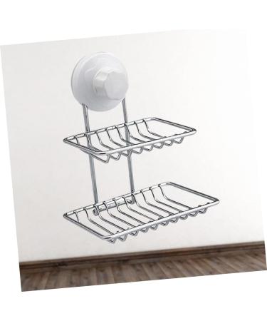 Ciieeo vacuum No punching Vacuum Suction Cup Soap dish soap dish Soap Holder soap holder Soap Box Soap Dish Holder double layer Waterproof Soap Dish Holder Soap Dish water proof - Buy Online on GoSupps.com