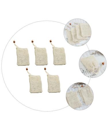 FRCOLOR 10 Pcs Mesh Soap Bags - Soap Saver Pouches & Soap Holders for Foaming & Bathing - Durable Cotton Drawstring & Sisal Design - Buy Online on GoSupps.com