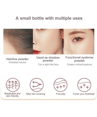 Hair Powder - Root Touch Up Stick - Hairline Shading Powder - Instantly Cover up Grey Root Thicken Full Coverage - Waterproof Longlasting Natural Colour - Modify Shadow Looking Temporary Conceal BROWN - Buy Online on GoSupps.com