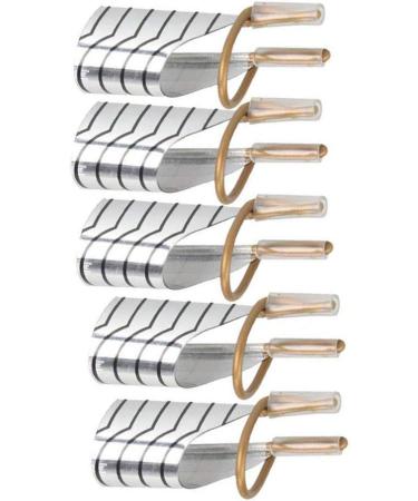 BestOfferBuy Reusable Nail Foam UV Gel Acrylic French Nail Art Silver - Buy Online on GoSupps.com