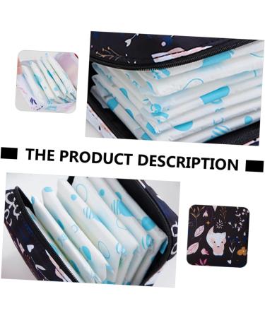 Gleavi Storage Bag for Women's Bandages & Breastfeeding Inserts - Mint Nylon Wallet for Period & Menstrual Needs - Buy Online on GoSupps.com