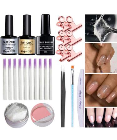 Buy Anself Fiberglass Kit - Fibernails Nail Extension & Acrylic Tips Set | Salon Manicure Tool with Gel - International Shipping Available - Buy Online on GoSupps.com