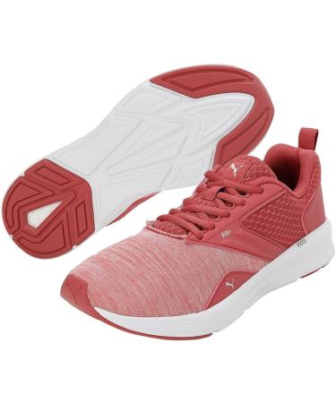 PUMA Unisex NRGY Comet Running Shoes - Heartfelt Rose Dust White Silver | Size 38 EU - International Shipping Available - Buy Online on GoSupps.com