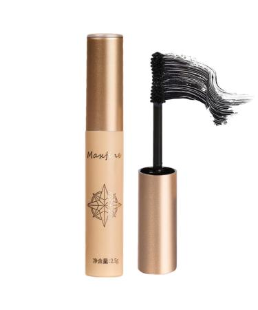 Waterproof Eyelash Mascara - 2.5g Waterproof Mascara Makeup Mascara Volume And Length Mascara For Lash Mascara liquid l ash Extensions | Smudge Proof Eye Lash Mascara For Sensitive Eyes Volume 01# Black 01# black