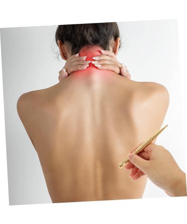 Buy Lurrose 3-Piece Muscle Pulling Rod & Facial Accessories for Foot & Hand Reflex Massage Acupuncture Pen & Brass Massage Tool International Shipping Available - Buy Online on GoSupps.com