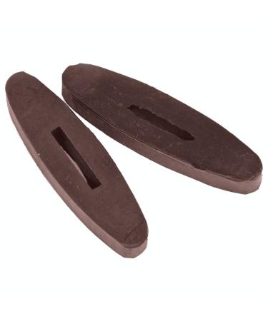 Shires Rubber Rein Stops Pack of 2 Brown