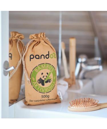 Pandoo Bamboo Air Freshener 500g | Activated Carbon Odor Remover & Dehumidifier for Home & Car - Eco-Friendly Air Purifier - Buy Online on GoSupps.com