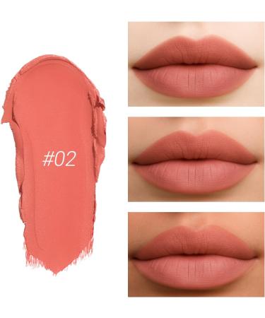  Erinde Erinde Matte Lipstick Pencil lip contour pencil with a creamy velvet texture long-lasting and smudge-proof doesn't dry out lips ideal for on-the-go #02 - Buy Online on GoSupps.com