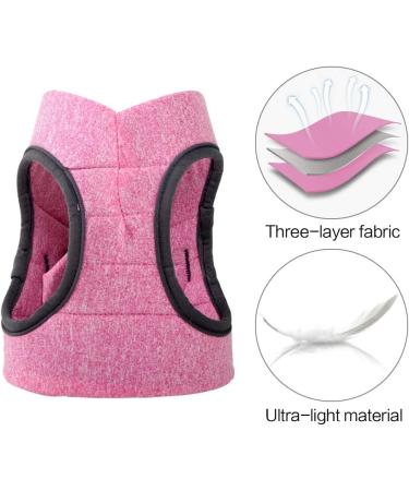Lianzimau Adjustable Soft Cat Dishes & Ultra-Light Running Vest for Kittens - Escape Protection Padded Pink (1 Pack) - Buy Online on GoSupps.com