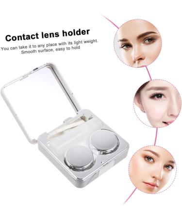 Healvian 12-Piece Quadratic Glasses Case Travel Set | Contact Lens Container & Facial Washing Straps | Giraffe ABS Colored Lens Holders - Buy Online on GoSupps.com