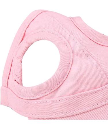 Dog Baseball Cap Cat Baseball Cap Pet Outdoor Cap Sunbonnet Fashionable Sun Cap Adjustable Stripe Summer Travel Hat with Ear Holes (M-Pink) M Pink - Buy Online on GoSupps.com