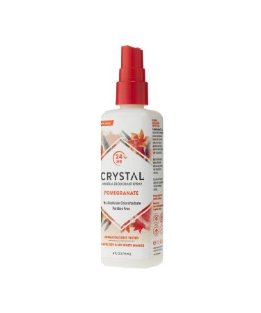 Crystal Mineral Deodorant Spray Pomegranate 4.0 oz - Pack of 2 | 3.99 Fl Oz per Bottle - Buy Online on GoSupps.com