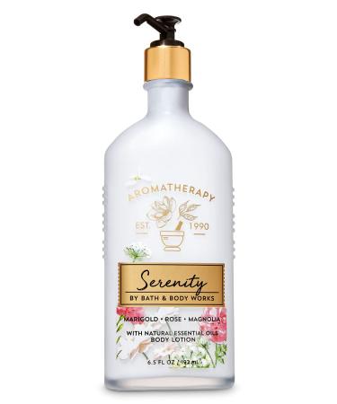 Bath & Body Works Aromatherapy SERENITY Marigold Rose Magnolia Trio | Body Lotion Body Wash & Foam Bath | Moisturizing Body Cream - Shop Internationally - Buy Online on GoSupps.com
