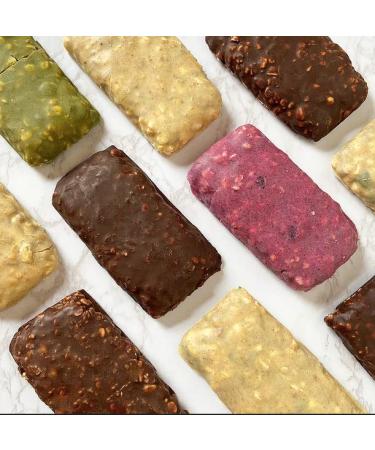 Rawmantic Dark Chocolate Vegan Energy Bars - 2.1 Oz (Pack of 12) | Dairy, Nut, and Gluten Free | Vegan Diet-Friendly | Non-GMO | Dark Chocolate Energy Snacks - Buy Online on GoSupps.com