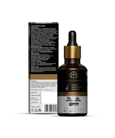 Buy The Man Company Hair Growth Serum for Men - Hair Fall Control with 3% Redensyl & 4% Anagain - 30 Ml | International Shipping - Buy Online on GoSupps.com