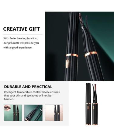 FRCOLOR Heated Eyelash Curlers Mini USB Eye Lash Electric Eyelash Curlers Rechargeable Lash Curler with Eyelash Comb for Makeup Natural Curling Eye Lashes - Buy Online on GoSupps.com