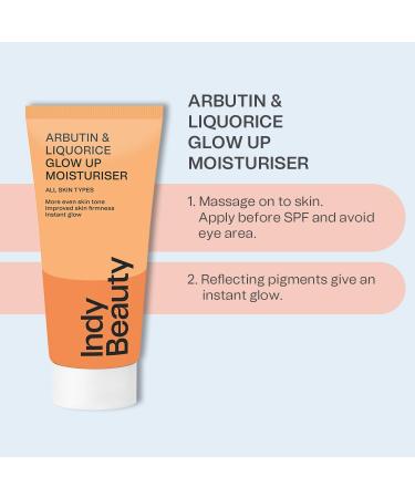 Bronze Face Moisturiser 50ml - Brightening Day Cream with Arbutin Hyaluronic Acid & Liquorice Root - Natural Glow Enhancer Face Cream - Fragrance Free - Dermatologically Tested Glotion - Indy Beauty - Buy Online on GoSupps.com